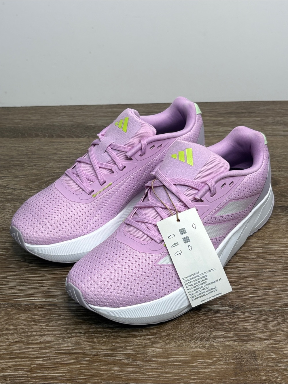 adidas Duramo SL 2 Women’s Running Shoes Pink Green Size 7 NWT IE7980